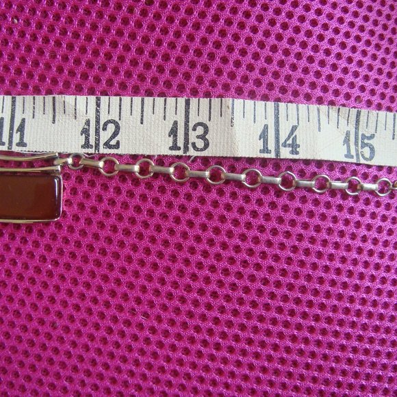 Vintage Lisner Brown Gold Tone Thermoset Jewelry Set Necklace Bracelet Earrings - Picture 6 of 10